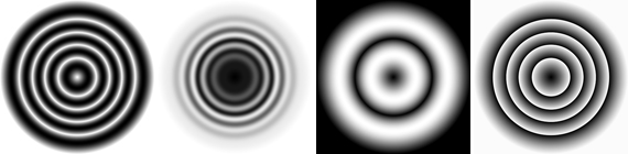Radial gradients and scripted curves