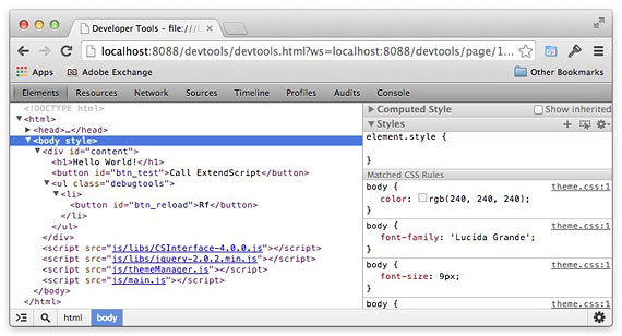 Chrome Debugging Tool