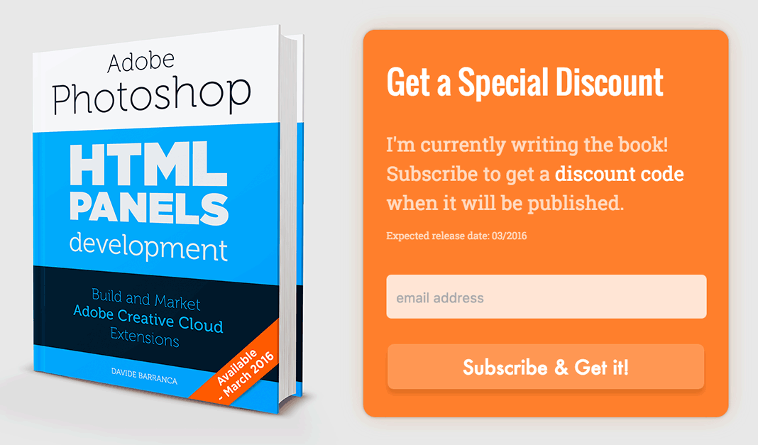 HTML Panels Book Development Newsletter